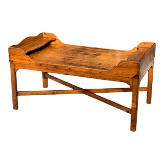 Antique Rustic Pine Coffee Table For Sale