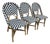 Serena & Lily Riviera Bistro Chairs, Set of Three For Sale