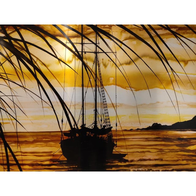 Etched Metal Wall Sculpture, 1970s For Sale - Image 9 of 9