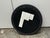 West Elm Round Upholstered Storage Ottoman For Sale - Image 10 of 12