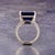 Natural Solitaire Sapphire Ring 6.5 14k W Gold 7 TCW Certified For Sale - Image 9 of 18