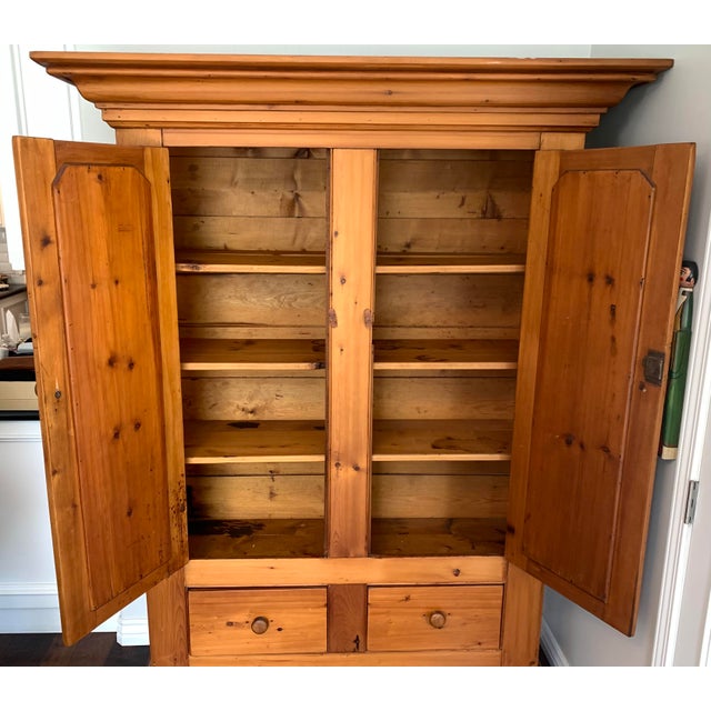 Mid 19th Century French Canadian Armoire For Sale - Image 4 of 11