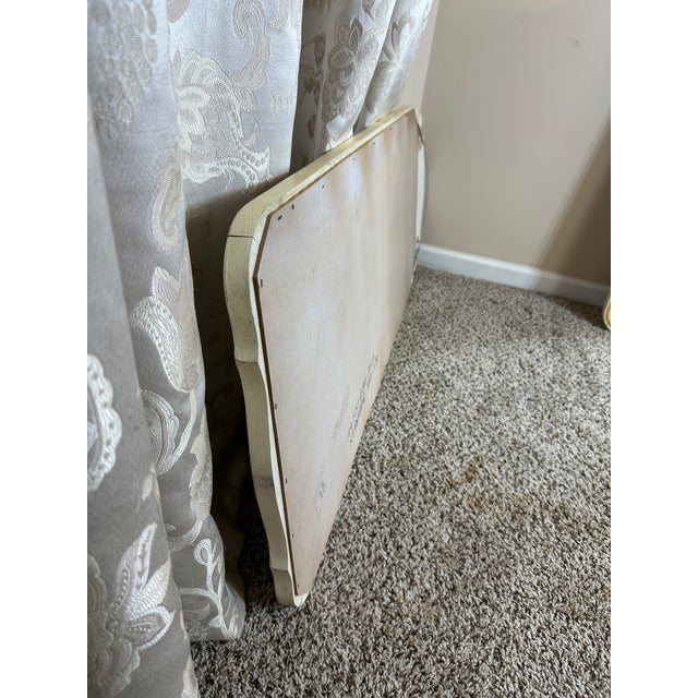 1990s Pair of Vintage French Provincial Hand-Painted Wall Mirrors For Sale - Image 5 of 13