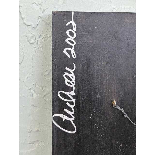 Glass Signed Stained Glass Mosaic Mirror by Duran, 2002 – Abstract Studio Art For Sale - Image 7 of 8