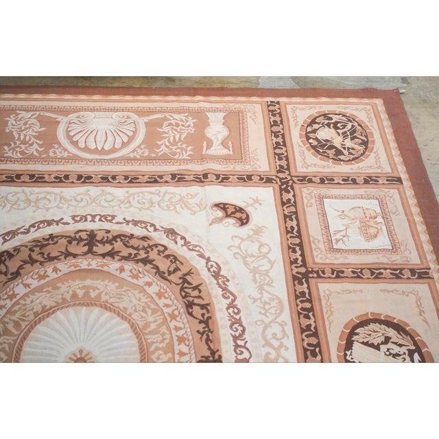 12’ by 18’ Palace Size Aubusson French Needlepoint Rug For Sale - Image 4 of 5