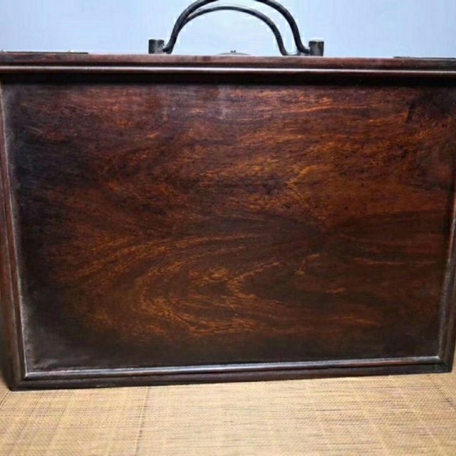 Mid-Century Modern Vintage Rosewood Apothecary Cabinet With 7 Drawers For Sale - Image 3 of 9