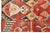 Moroccan Style Hand-Knotted Wool Area Rug With Graphic Tribal in Terracotta Red For Sale - Image 9 of 12