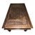 Indian Vintage Indian Hand-Carved Door Coffee Table With Iron Hardware and Brass Studs For Sale - Image 3 of 6