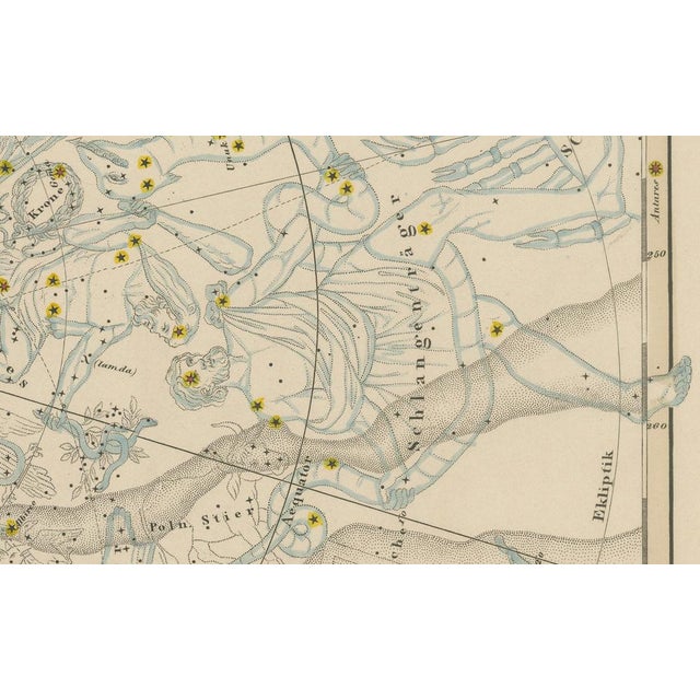 Northern Hemisphere Astronomical Star Constellations Chart, 1858 For Sale - Image 6 of 10