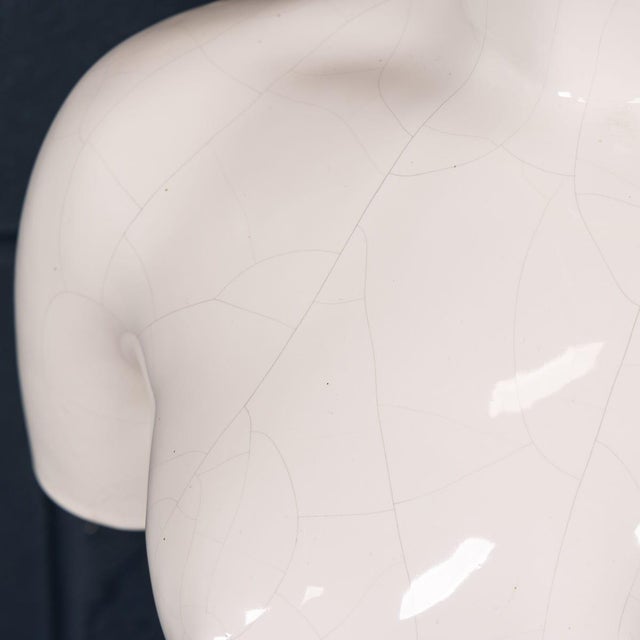 Vintage Italian Ceramic Table Lamp by Giulio Ciniglia for Vivai Del Sud, 1970 For Sale - Image 13 of 17