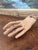 Folk Art Antique Carved Wooden Articulated Hand Fragment With Original Hook, Likely Religious or Folk Art, 19th Century. For Sale - Image 3 of 10
