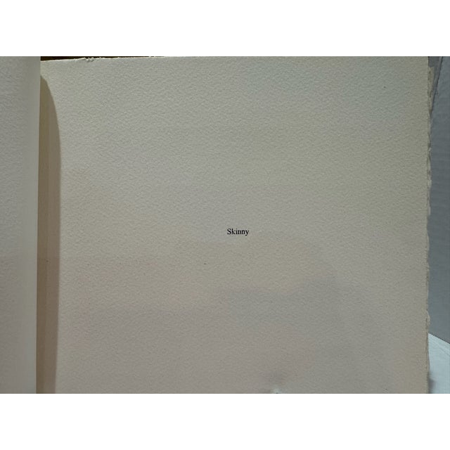 Artist Book Signed 4/8 Original Prints & Poetry Brass Cover Sarah Lawrence College 1998 For Sale - Image 9 of 18