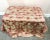 1990s Custom Made Dusty Rose Tufted & Tasseled Ottoman For Sale - Image 5 of 11