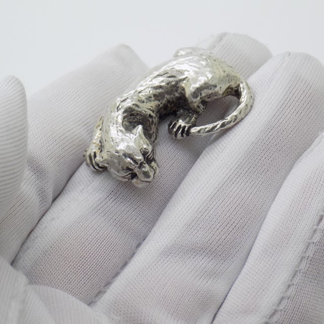A handmade Italian miniature from the 1970s 1980s, crafted in Continental Silver and hallmarked 800 which stands for...