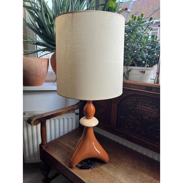 Ceramic Table Lamp by Louis Drimmer, 1980s For Sale - Image 9 of 9