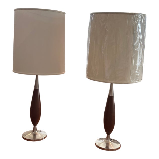 1960s Mid Century Modern Table Lamps - a Pair For Sale