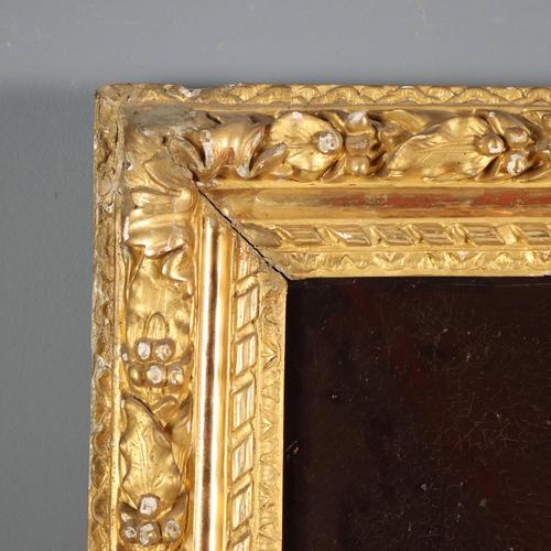 French School Artist, Portrait of a Noblewoman with a Puppy, 1700s, Oil Painting, Framed For Sale - Image 9 of 12