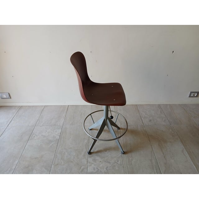 Vintage Industrial Stool, 1960s For Sale - Image 13 of 17