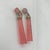 Metal 1940s Signed Marcel Boucher Pink and Gold Pendent Clip Earrings - 2 Pieces For Sale - Image 7 of 7