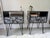 Moody Botanical Functional Art | Vintage Nightstand Pair | Hand-Decorated | Resin Top | Hairpin Legs For Sale - Image 9 of 11