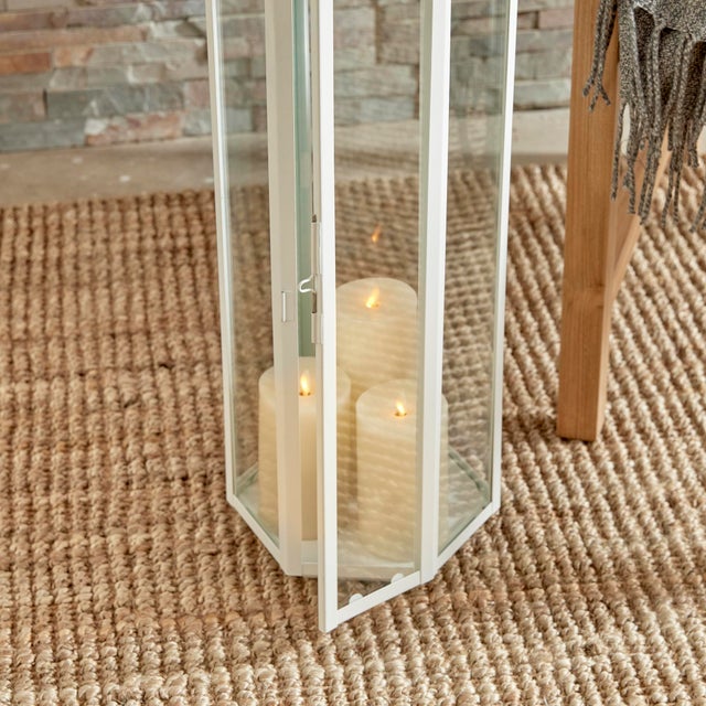 Metal Dockside Outdoor Lantern Large For Sale - Image 7 of 7