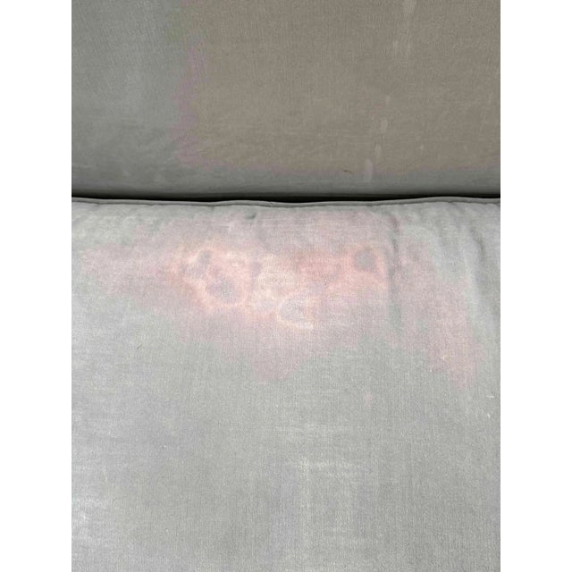 Gray Gray Velvet Sofa by Kravet For Sale - Image 8 of 12