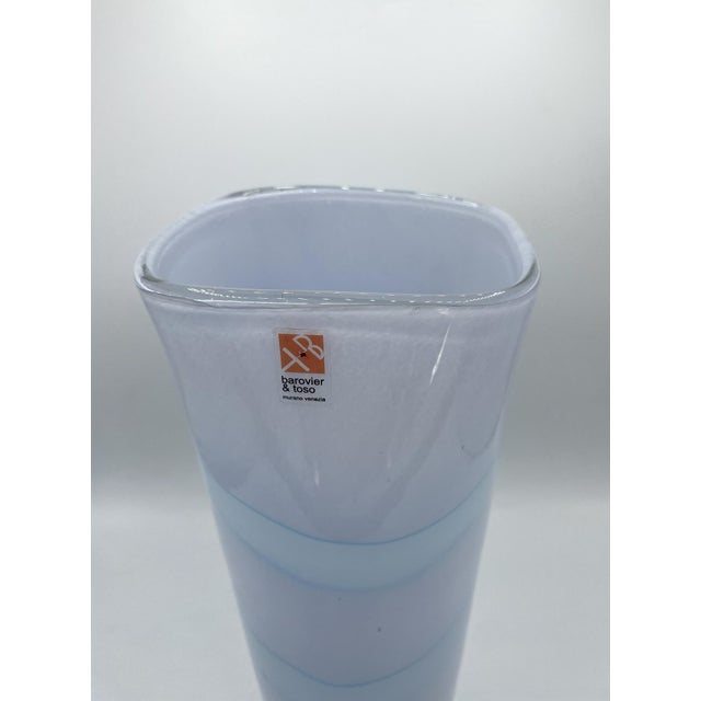 Violet Pointed Vase by Ercole Barovier for Barovier & Toso, 1970s For Sale - Image 3 of 5