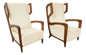 Rare Lounge Chairs Attributed to Gil Point C. 1960