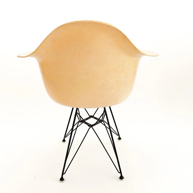 Eames Eames Dar Fiberglass Armchair With Eiffel Base for Herman Miller C. 1954 For Sale - Image 4 of 12