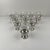 Vintage Dessert Cups in Glass and Metal, 1960s, Set of 10 For Sale - Image 6 of 13