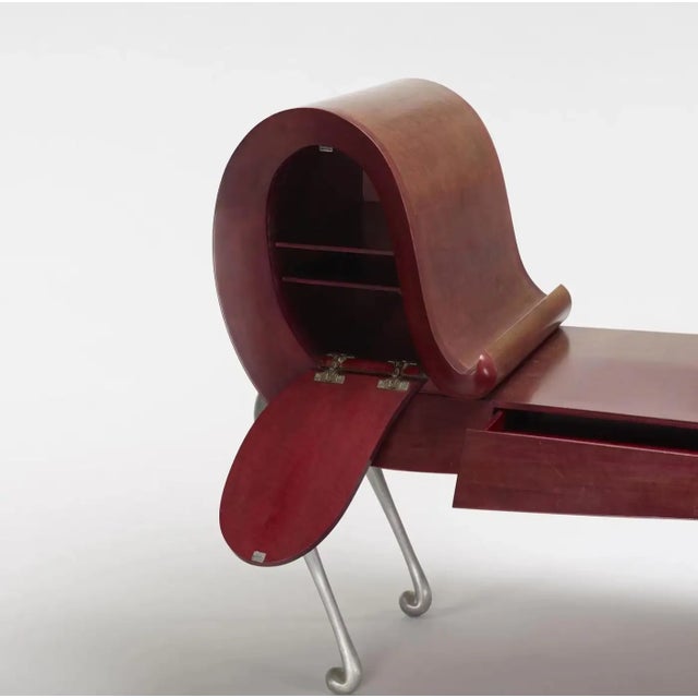 Jordan Mozer Jordan Mozer Sculptural Postmodern Desk From the D’Alba Residence, Circa 1996 For Sale - Image 4 of 4