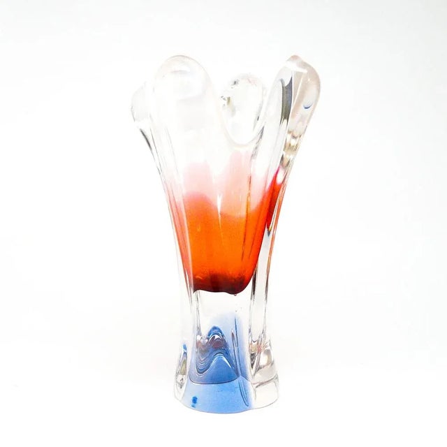 Postmodern Vase from Chribska Glassworks, Czechoslovakia, 1930s For Sale - Image 10 of 11