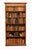 Regency Sheraton Open Front Walnut Bookcases, Set of 2 For Sale - Image 5 of 15