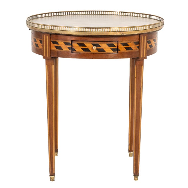 Brown Early 19th Century French Mahogany and Satinwood Guéridon For Sale - Image 8 of 8