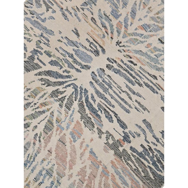 Beautiful hand knotted modern rug. Made of 75% wool and 25% cotton with very modern design and colors, this extremely...