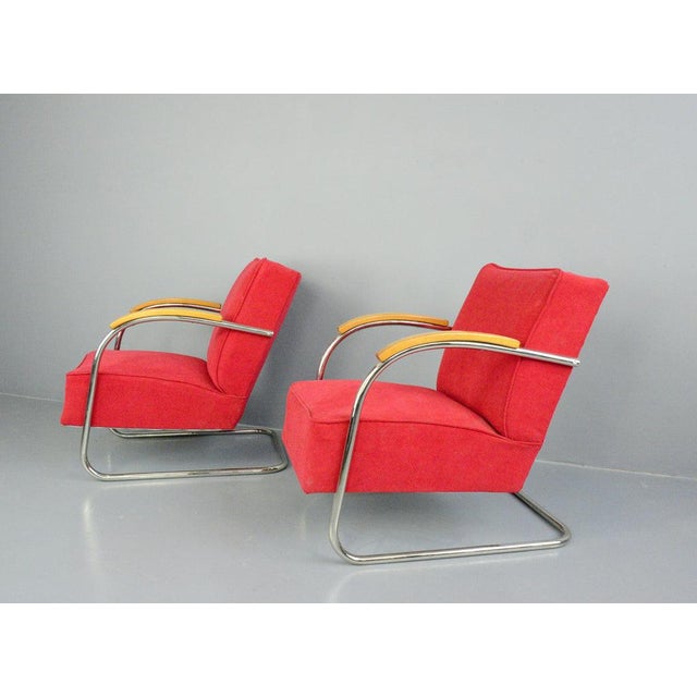 Vintage Bauhaus Lounge Chair by Mucke Melder, 1930s For Sale - Image 5 of 13