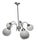 Art Deco Style Chandelier, Poland, 1970s For Sale - Image 3 of 9