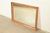 A gorgeous Early American or American Colonial style solid maple framed mirror By Ethan Allen USA, Circa 1980s Measures:...