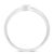 A classic look for the classic girl. Fashioned in stunning sterling silver, this promise ring features a shimmering 1/20...