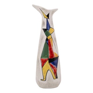 Sicilian Ceramic Vase from F. Rasa For Sale
