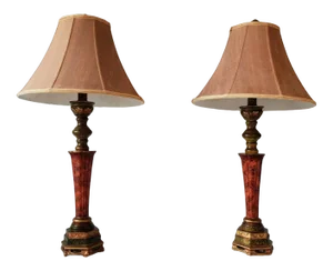 Jb Hirsch Signed Table Lamps - a Pair