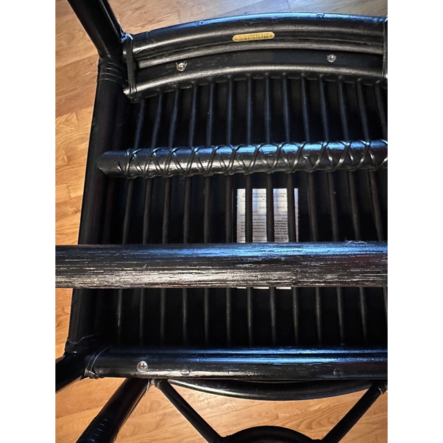 1980s Elinor McGuire Np12 Eliptical Dining Table With 4 Chairs 2 Arm Chairs 1 Desk Chair 2 Bar Stools - Set of 11 For Sale - Image 18 of 18