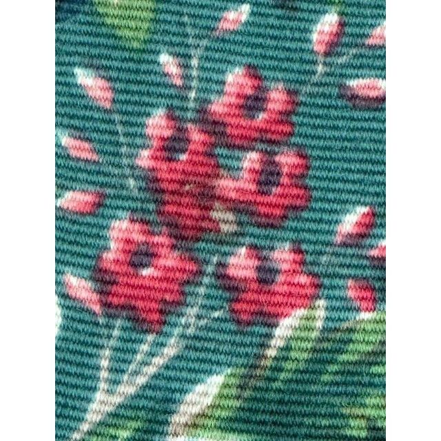 Vintage French Aubusson Screen Printed Tapestry with Medieval Design, 1960s For Sale - Image 16 of 18