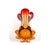 Mid-Century Red and Orange Murano Glass Vase, 1960s-1970s For Sale - Image 14 of 16