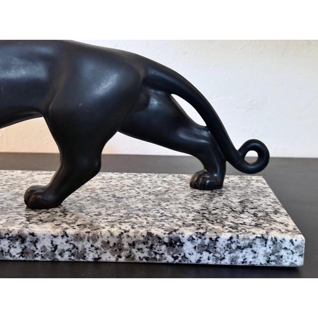 Lucien Alliot, Art Deco Sculpture of Two Panthers, 1925, Bronze For Sale - Image 10 of 13