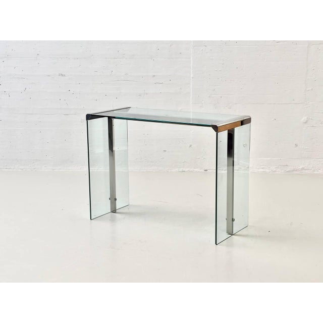 Glass Desk by Gallotti & Radice, Italy, 1970s For Sale - Image 11 of 16