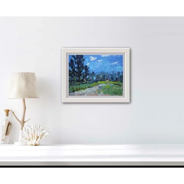 Contemporary Modern Contemporary Impressionist Landscape Oil Painting For Sale - Image 3 of 12