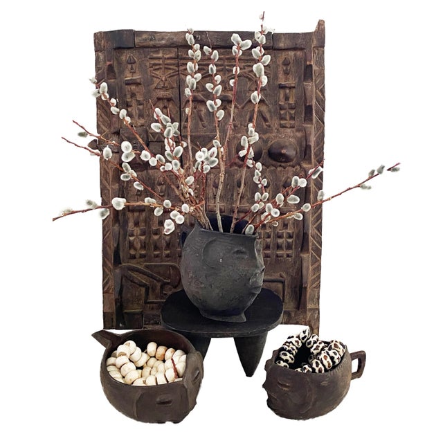 African Kuba Wooden Cup Figural Head For Sale In New York - Image 6 of 8