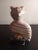 1980s Hand Carved Solid Marble Owl Sculpture For Sale - Image 4 of 7