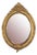 French Louis XVI Gilt Oval Mirror For Sale